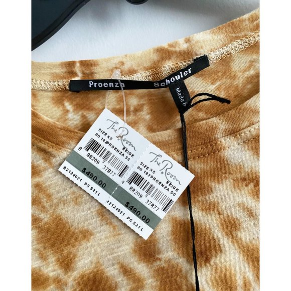 BNWT Proenza Schouler Long Sleeve Tie Dye T-Shirt, size XS (fits true to size). - Picture 6 of 11